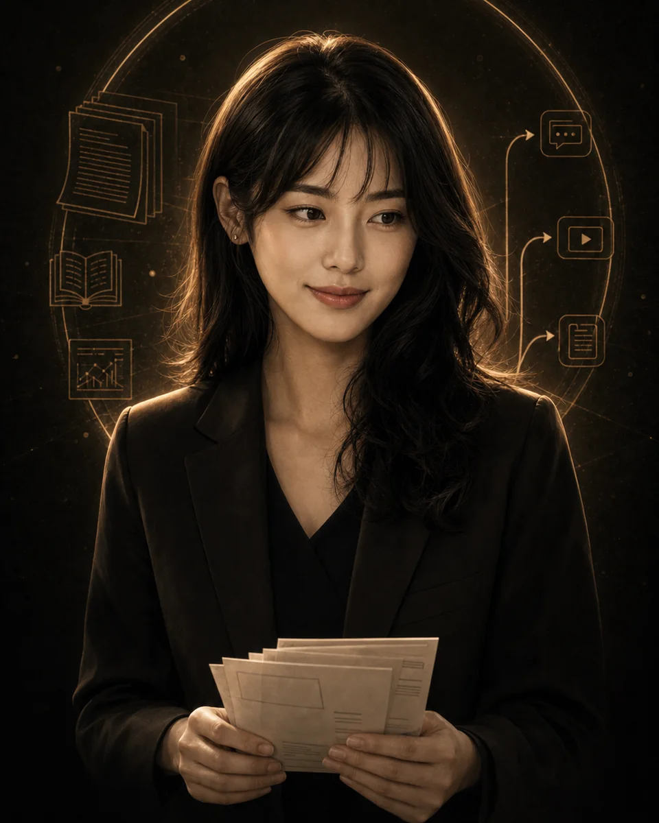 內容編輯 AI 員工插圖