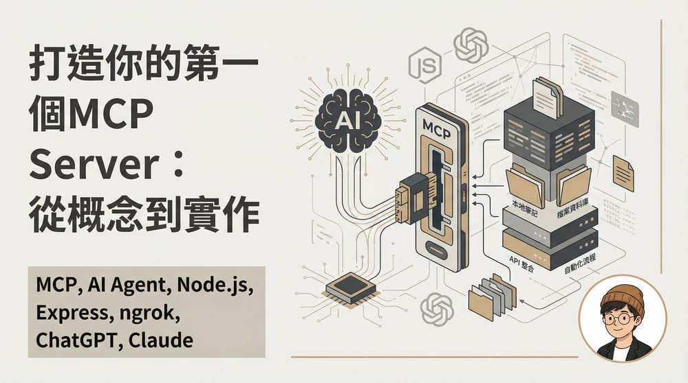 打造你的第一個MCP Server：從概念到實作