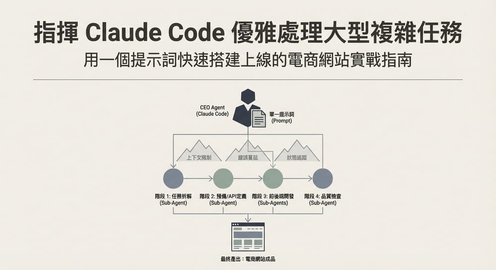 實戰分享我是怎麼指揮Claude Code 用少量時間征服大型複雜任務