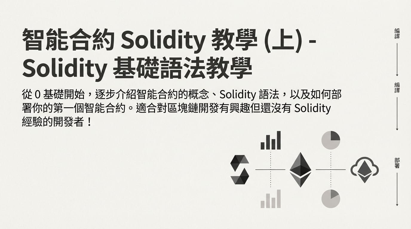 智能合約 Solidity 教學 (上) - Solidity 基礎語法教學