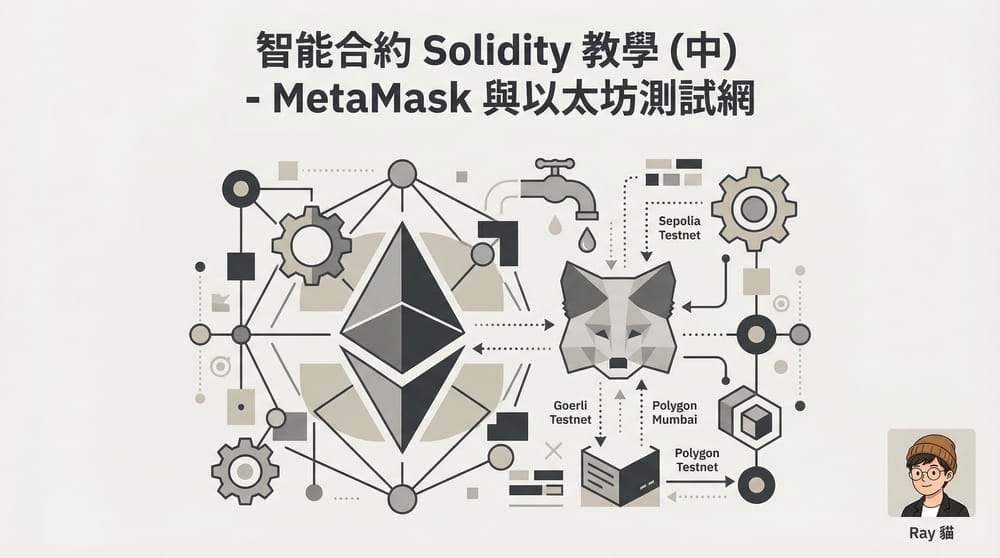 智能合約 Solidity 教學 (中) - MetaMask 與以太坊測試網