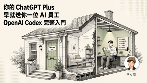 你每月付的 ChatGPT Plus 早就送你一位 AI 員工——OpenAI Codex 完整入門